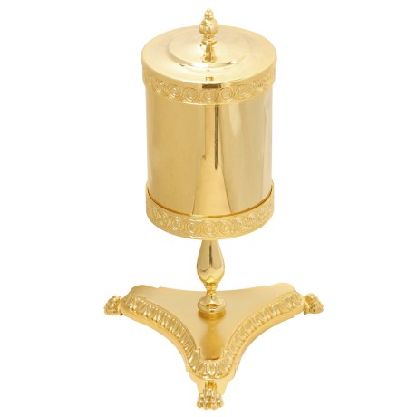 ELISABETTA Ведро мусорное на подставке, 5 л., H58 cм, золото