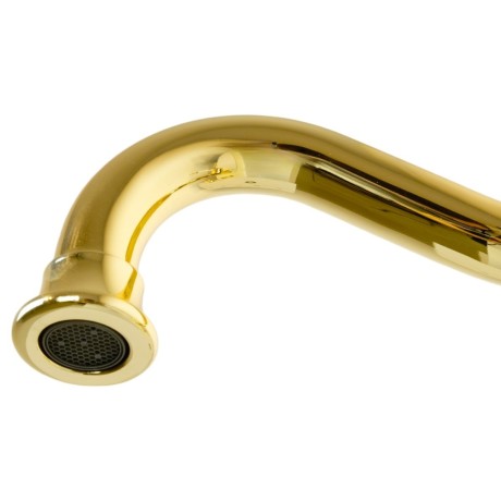 CUCINA OXFORD См-ль д/кухни моноком. с гигиенической лейкой, ручка белая, золото