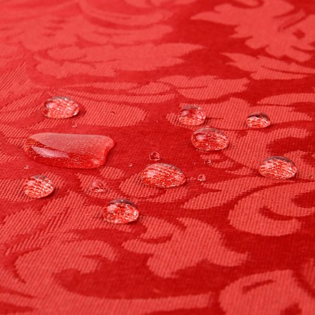 MIGLIORE Шторка L180xH200 см. для душа/ванны, текстиль, узор БАРОККО, цвет красный