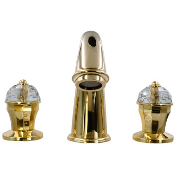 Смеситель для раковины Migliore Prestige Crystal 32766 золото