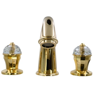 Смеситель для раковины Migliore Prestige Crystal 32766 золото