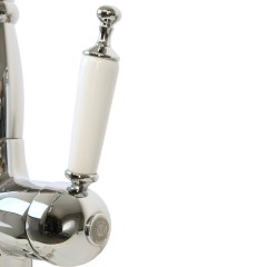 CUCINA OXFORD См-ль д/кухни моноком. с гигиенической лейкой, ручка белая, хром