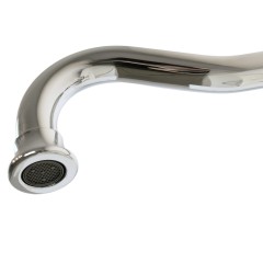 CUCINA OXFORD См-ль д/кухни моноком. с гигиенической лейкой, ручка белая, хром