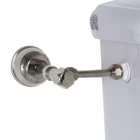 RICAMBI Подводка для  бачка  WC с запорным краном, хром