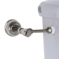 RICAMBI Подводка для  бачка  WC с запорным краном, хром