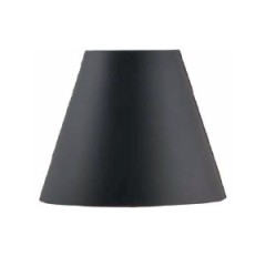 PISTOLETTO Абажур большой, пластик, цвет черный (д/лампы-автомат)