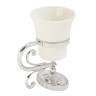 EDERA Стакан настольный, керамика/хром