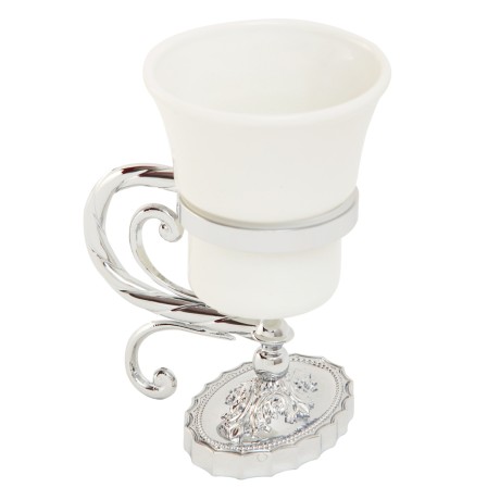 EDERA Стакан настольный, керамика/хром