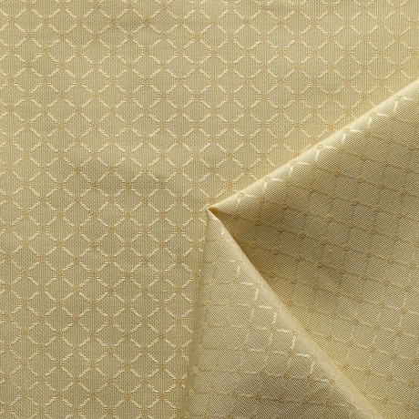 MIGLIORE Шторка L180xH200 см. для душа/ванны, текстиль, узор АР-ДЕКО, цвет бисквит