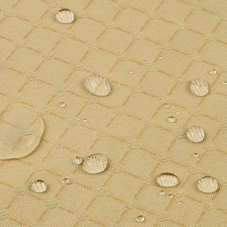 MIGLIORE Шторка L180xH200 см. для душа/ванны, текстиль, узор АР-ДЕКО, цвет бисквит