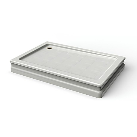 Поддон душевой, прямоугольный, 122х82хH16 см SX, стеклокомпозит, белый