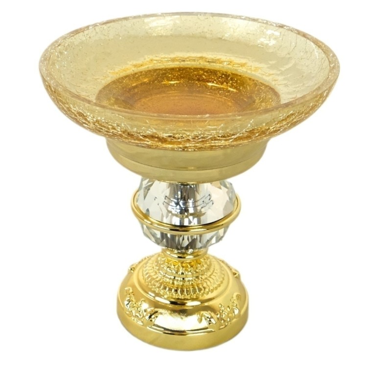 Мыльница Migliore Cristalia 16823 настольная золото