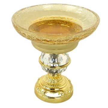 Мыльница Migliore Cristalia 16823 настольная золото