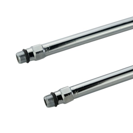 RICAMBI Подводка жесткая, L=35 см. M10/1M, D10 мм. для смесителя, хром