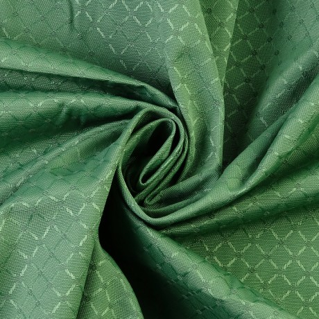 MIGLIORE Шторка L180xH200 см. для душа/ванны, текстиль, узор АР-ДЕКО, цвет зеленый