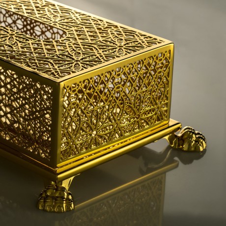 ELISABETTA Контейнер для салфеток, золото