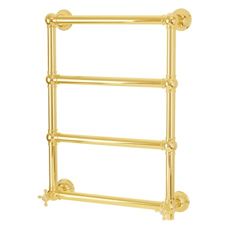 COLOSSEUM Полотенцесушитель электрический, h670/750х480/560 мм. DX(включение справа), золото