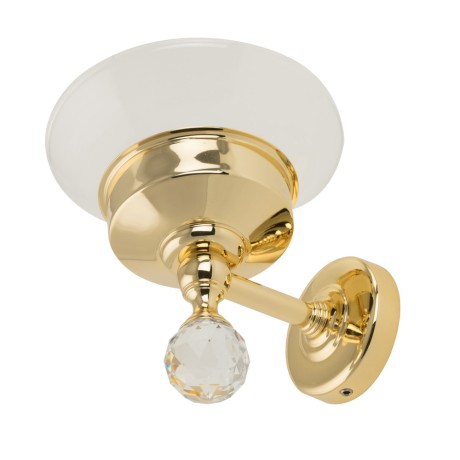 AMERIDA Mыльница настенная, стекло/золото/Crystal