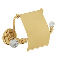 AMERIDA Бумагодержатель закрытый (с крышкой), золото Crystal