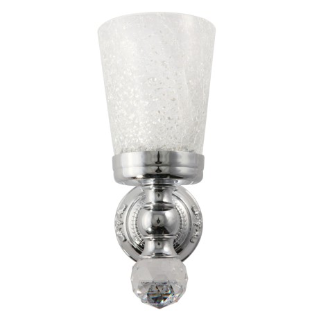 CRISTALIA Cтакан настенный, стекло/хром/Crystal