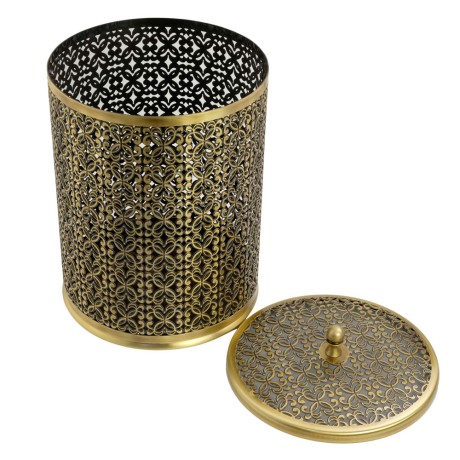 COMPLEMENTI Ведро мусорное ажурное 5л, D20, H30 см, бронза