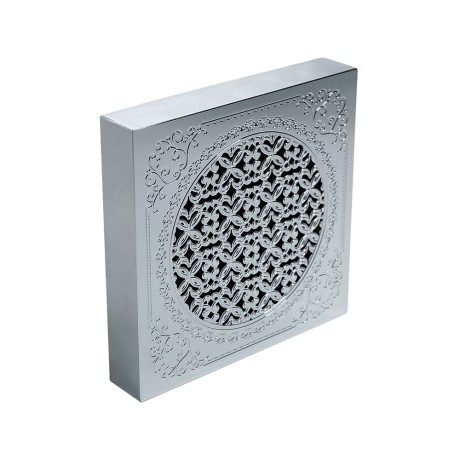 VENTILATORO Вентилятор д/ванной комнаты D100 mm, с декоративной решеткой 160x160 mm, хром