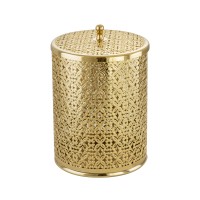 COMPLEMENTI Ведро мусорное ажурное 5л, D20, H30 см, золото