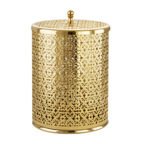 COMPLEMENTI Ведро мусорное ажурное 5л, D20, H30 см, золото
