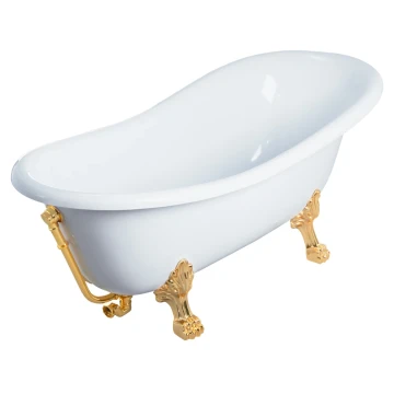 Ванна Migliore Milady 26240 белая, золото Lux