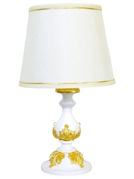 Светильник Migliore Luce 34274 настольный, белый/золото