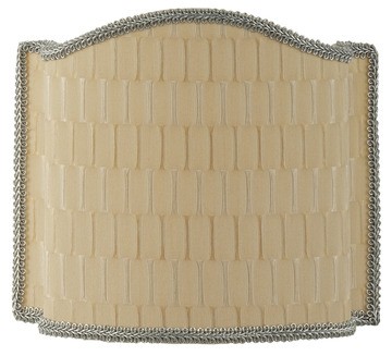 COMPLEMENTI Абажур (302) для светильника, экран, ткань, цвет бежевый, декор серебро