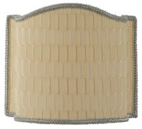 COMPLEMENTI Абажур (302) для светильника, экран, ткань, цвет бежевый, декор серебро