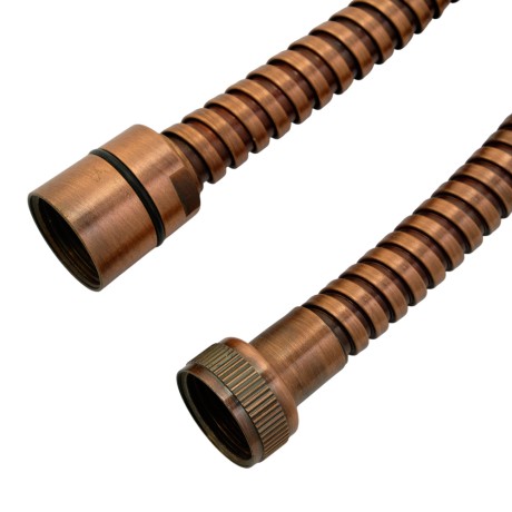 RICAMBI Шланг душевой, антиторсионный, 120 см., 1/2"х1/2", медь