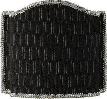 COMPLEMENTI Абажур (304) для светильника, экран, ткань, цвет черный, декором серебро