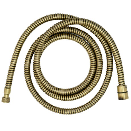 RICAMBI Шланг душевой, антиторсионный, 120 см., 1/2"х1/2", бронза