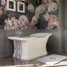 IMPERO PODIUM Ванна 180x87хH76 см. бел, подиум бел, слив/перелив хром