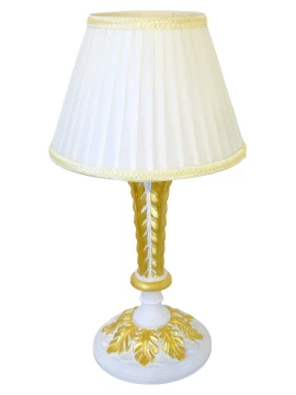 Светильник Migliore Luce 34280 настольный, белый/золото