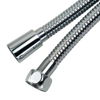 RICAMBI Шланг душевой, антиторсионный, 150 см., 1/2"х1/2", хром