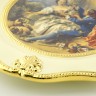 BAROQUE Тарелка с декором диам.31 см, керамика, цвет кремовый, декор золото
