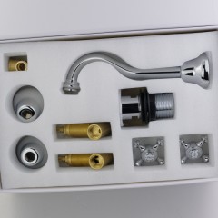 PRESTIGE См-ль д/раковины скрытого монтажа настенный, донный клапан &quot;click-clack&quot;, хром