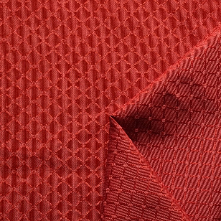 Штора для ванной Migliore 25528 узор Ар-деко 180x200 см красный