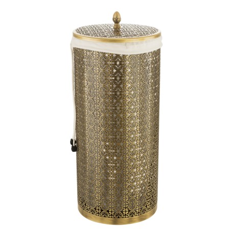 COMPLEMENTI Корзина для белья ажурная 22 литра, D23, H56 cm, бронза
