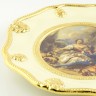 BAROQUE Тарелка с декором диам.23,5 см, керамика, цвет кремовый, декор золото