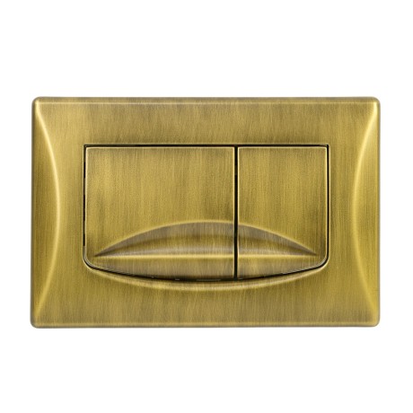 RIVER DUAL NEW Клавиша двойная универсальная h165x245 мм.(пластик), бронза