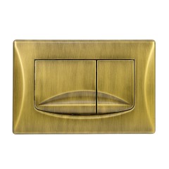 RIVER DUAL NEW Клавиша двойная универсальная h165x245 мм.(пластик), бронза