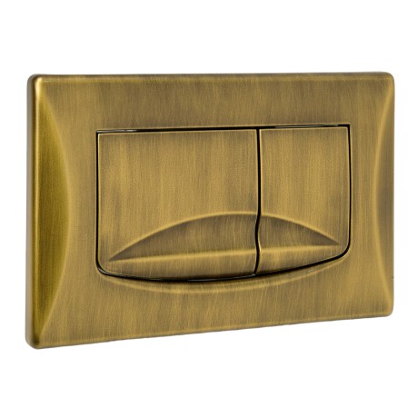 RIVER DUAL NEW Клавиша двойная универсальная h165x245 мм.(пластик), бронза