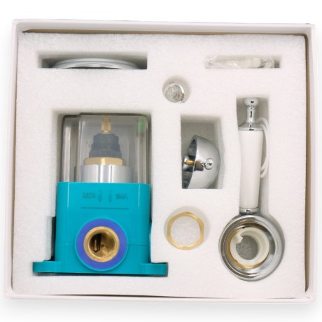 OXFORD См-ль скрытого монтажа моноком., термостат., ручка белая, хром