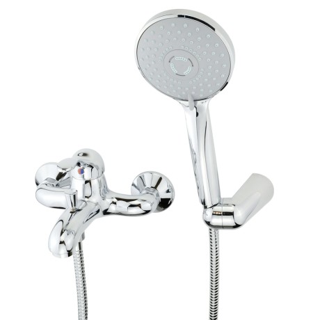 GRAZIA См-ль д/ванны моноком. внешний, хром