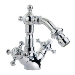 PRESTIGE См-ль д/биде излив &quot;змейка&quot;, донный клапан &quot;click-clack&quot;, хром