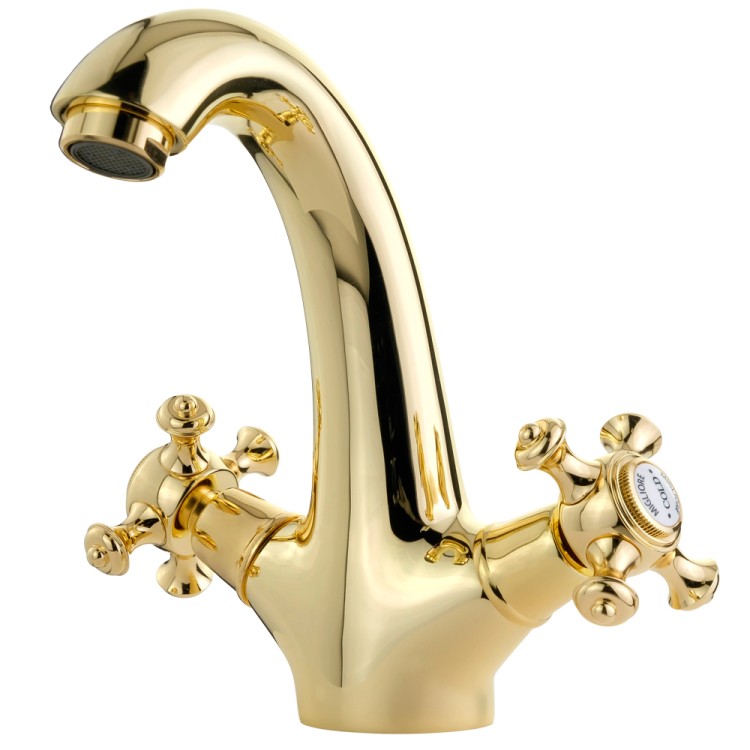 Смеситель для раковины Migliore Prestige 31601 золото